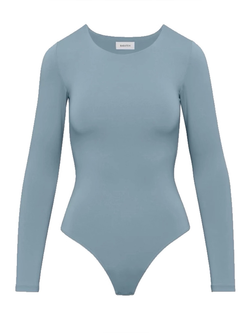 Aritzia Babaton Contour Crew Neck Bodysuit in Blue
